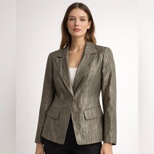 VINTAGE Nikki Valenti one button blazer, size 10